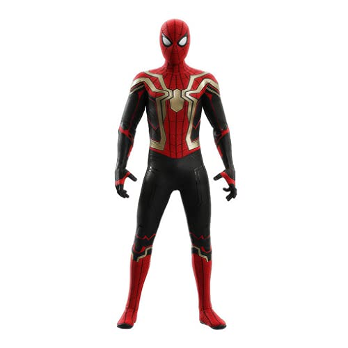 NFSHAN Disfraz de Spiderman No Way Home, superhéroe de película, para fiestas temáticas, para jugar, para amigos, talla: adulto S (155-165 cm)