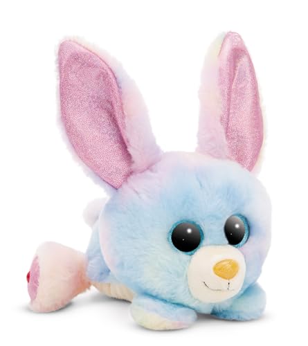 NICI- Peluche GLUBSCHIS Conejo Rainbow Candy 25cm Multicolor - Juguete Hecho de Suave Tejido Peludo para abrazar y Jugar, para niños y Adultos, Gran Idea de Regalo, Color ° (49740)