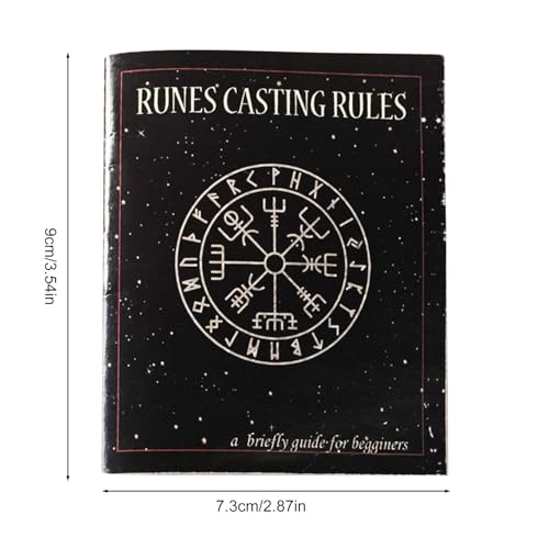 Niktule Un Manual de runas | Significado del Libro de runas en adivinación - Portátil Una guía Completa para Usar runas en hechizos, rituales, adivinación para Profesionales