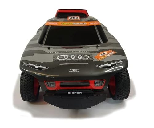 Ninco Racers - Audi RS Q E-Tron | Conduce el coche más mediático del Dakar 2022 a Escala 1/10 | Incluye Batería Li-Ion con 500mAh +USB, suspensiones Independientes y emisora 2,4Ghz | +6 años (NH93147)