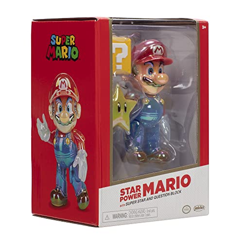 Nintendo Figura Star Power Mario Gold Super Mario Bros 10CM