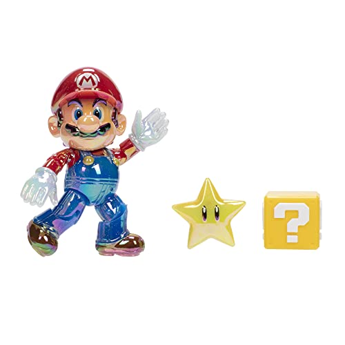 Nintendo Figura Star Power Mario Gold Super Mario Bros 10CM