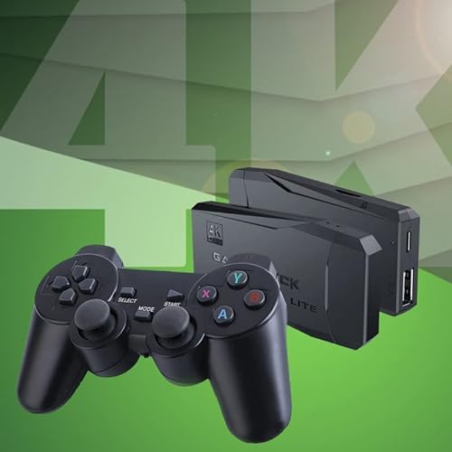 NIUCOM Consola Retro 4K con Más De 1000 Videojuegos Arcade con Conexión HDMI, Incluye Dos Mandos para Disfrutar En compañia De Gran Variedad De Juegos Clásicos