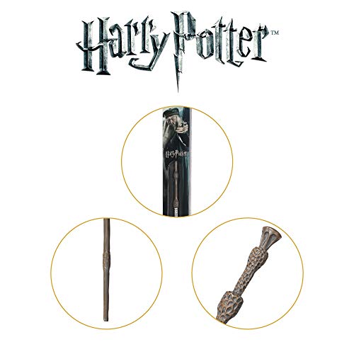 Noble Collection- Réplica Harry Potter Varita Albus Dumbledore, Multicolor (NOBHPN00004)