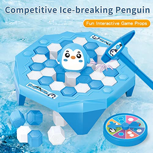 NOTRAK Juegos para Romper el Hielo, Divertido Juego de pingüinos de 50 g con martillos, Juego de Mesa Duradero de pingüinos para Promover el Desarrollo Saludable del Cerebro en los niños