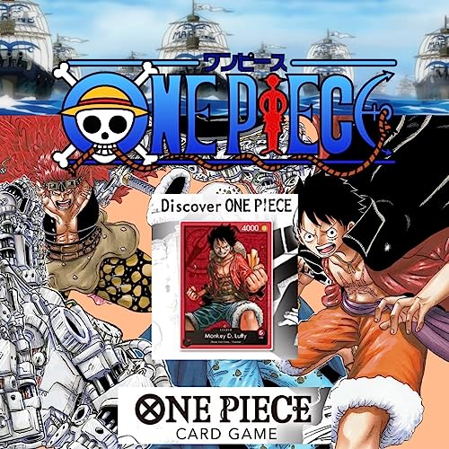 One Piece Card Game OP-01 Romance Dawn – Booster con 12 cartas – Inglés + HeartForCards (3 Booster)