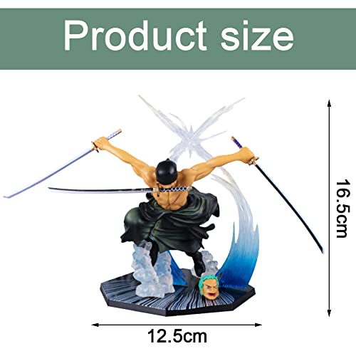 One Piece PVC Figure Figurine 16,5cm - Figura de Decoración de Pastel One Piece Figura Anime Figura, One Piece Sauron Figura de acción Personaje Animado Modelo de PVC Estatua
