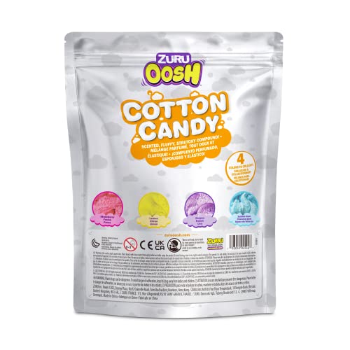 Oosh Cotton Candy, Squishy, Stretchy Slime, (Amarillo), Bolsa Grande 100g