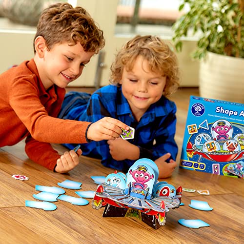 Orchard Toys Shape Aliens Game, Juego de Mesa con temática Espacial, diversión Familiar, Juego Familiar, niños de 3 a 6 años