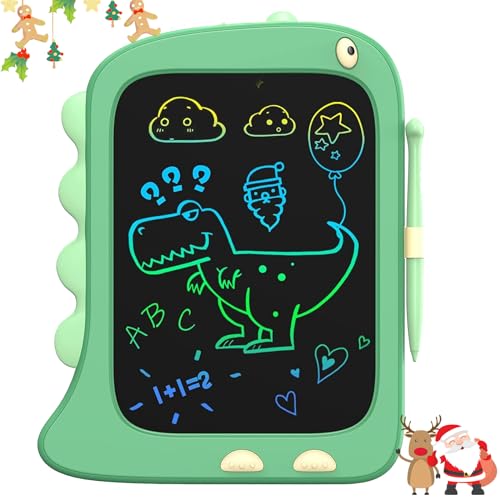 ORSEN Tableta de Escritura LCD 8,5 Pulgadas, Tablero de Dibujo Electrónico, Pizarra Infantil Juguetes de Dinosaurio Regalo de Cumpleaños para Niñas y Niños de 3 4 5 6 7 8 Años Regalos para Niños Verde