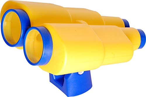OTITU - prismáticos de plástico sin Aumento óptico, Parque Infantil, Juego de jardín, Exterior, ni?o, prismáticos para niños – Amarillo
