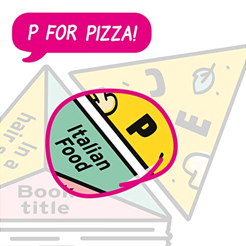 P for Pizza: Una Carrera de Palabras para Construir una rebana de Pizza Gigante | Mejores nuevos Juegos de Mesa Familiares (Versión en Inglés)