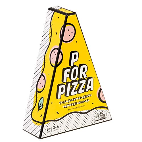 P for Pizza: Una Carrera de Palabras para Construir una rebana de Pizza Gigante | Mejores nuevos Juegos de Mesa Familiares (Versión en Inglés)