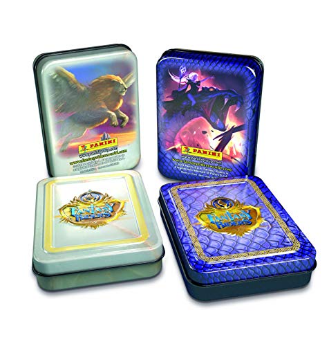 Panini- Metal Box Trading Cards Fantasy Riders 2. La invasión de los Gigantes Caja (003818TINSE)