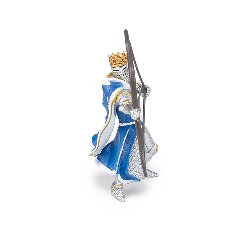 Papo 39795 Dragón Rey con Arco y Flecha Medieval-Fantasy Figurine, Multicolor