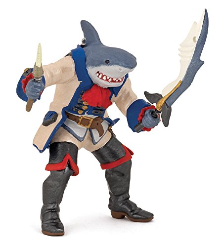 Papo Pirate 39460-Figura de tiburón, Multicolor (39460)