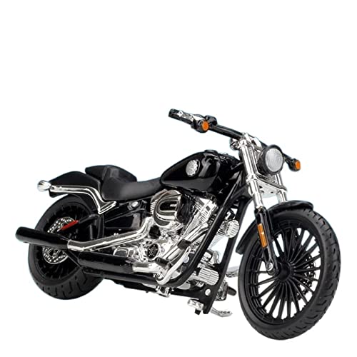 Para Harley 2002 FLTR Road Glide 1:18, Modelo De Motocicleta, Serie De Juguetes, Mini Motocicleta, Piezas De Metal Y Plástico Fundido A Presión Modelos de moto ( Color : 2016 Breakout black , Size : S
