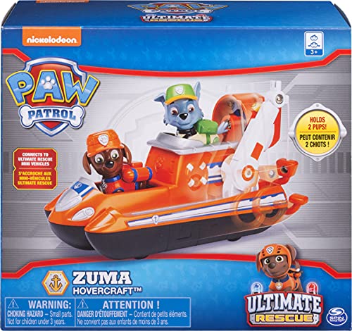 Paw Patrol Ultimate Rescue Themed Vehicle Zuma vehículo de juguete - Vehículos de juguete (Naranja, Barco, 3 año(s), Niño, 1 pieza(s))