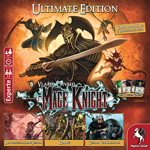 Pegasus Spiele Mage Knight Ultimate Edition 51844G - Juego de Cartas (en alemán)