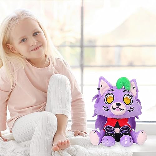 Peluches Roxy 9,8'', Juego Terror Hit Five Nights At Fre-ddy Series Role Plush Doll, Peluche Lobo Rox-Anne Abrazable, Lindos Animales Peluche, Decoración del Hogar Halloween