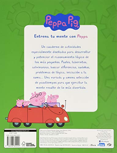 Peppa Pig. Cuaderno de actividades - Entrena tu mente con Peppa (4 años) (Altea)