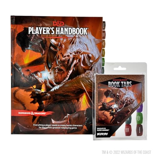 Pestañas de libro de D&D: Manual del jugador