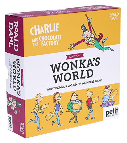 Petit Collage Roald Dahl Willy Wonka's World of Wonder, Multicolor, PRD015
