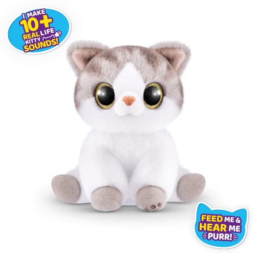 Pets Alive Smitten Kittens Surprise, Alli, Nurture Play, Soft Toy Unboxing, Interactive, 10 Sounds, Ultra Soft Plushies, Adopt Electronic Pet Kitten (Alli)
