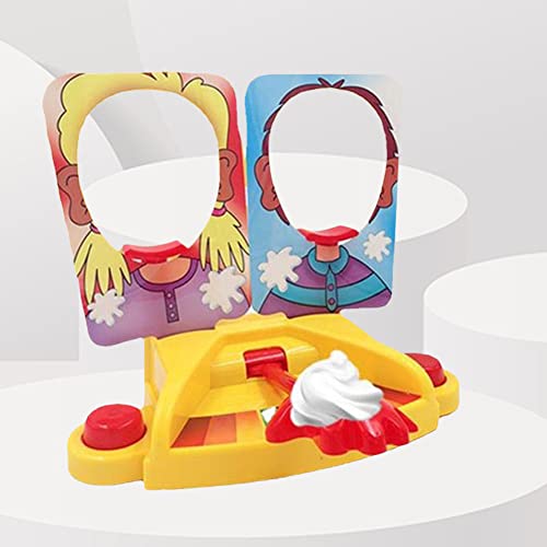 Pie Face Game, Family Party Fun Game Cake Cream Pie In The Face, juguete interactivo para padres e hijos, crema Face Game Pretend Toys for Kids Parents Gifts