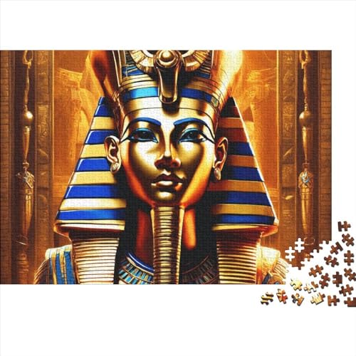 Pirámides egipcias Puzzles 3D para Adultos Y Adolescentes,Madera Puzzle 300 Piezas - Egyptian Pharaoh,Arte De Juego De Impresión De Alta Definición Multicolor Regalo Creativo 300pcs (40x28cm)
