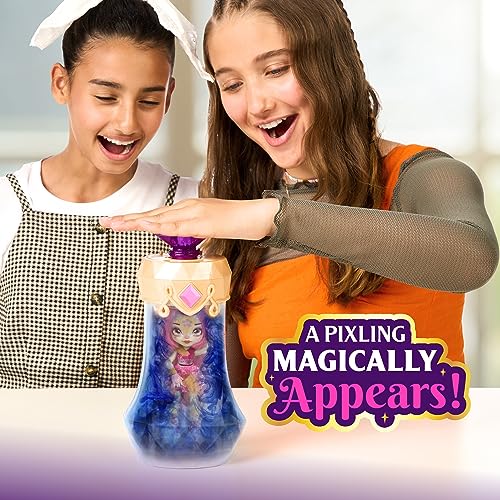 Pixlings Magic Mixies. Deerlee, la Pixling biche. ¡Prepara una poción mágica para que aparezca una impresionante Pixling de 16,5 cm en una botella!