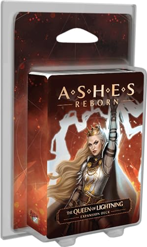 Plaid Hat Games - Ashes Reborn The Queen of Lightning Expansion - Card Game - Expansion - Ages 14+ Years - 2 Player Game - English Version