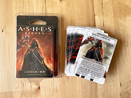 Plaid Hat Games - Ashes Reborn The Scholar of Ruin Expansion - Card Game - Expansion - Ages 14+ Years - 2 Player Game - English Version