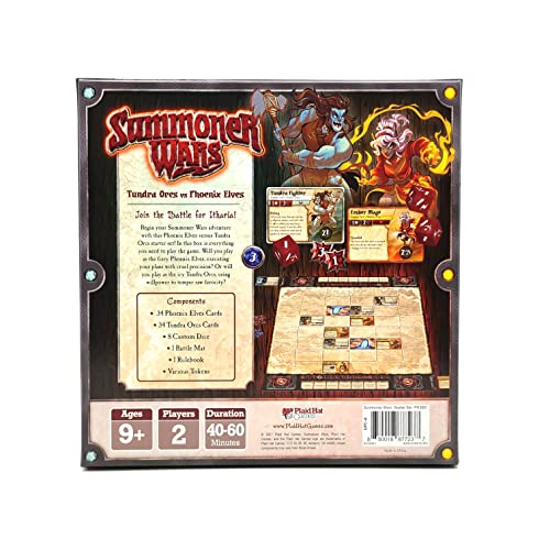 Plaid Hat Games - Summoner Wars Second Edition Starter Set - Juego de Cartas - Juego básico - 9+ Años - 2 Jugadores - Inglés
