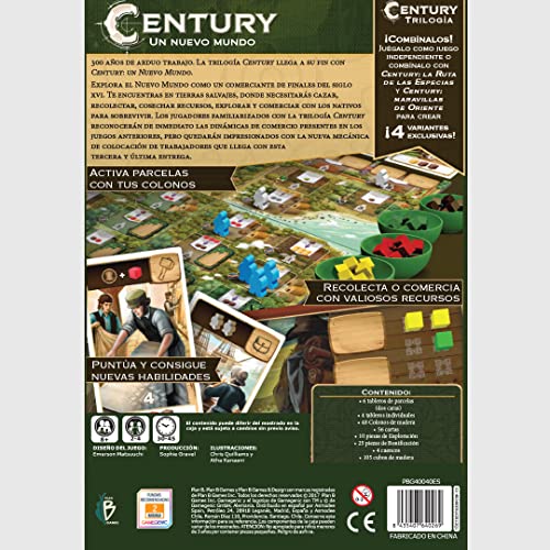 Plan B Games Century Un Nuevo Mundo - Juego de mesa en Español