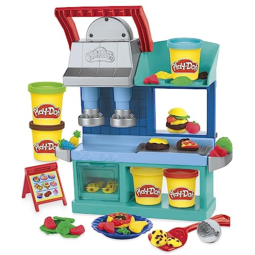 Play-Doh Kitchen Creations - Restaurante Divertido - Set de Cocina de 2 Lados - Edad: A Partir de 3 años