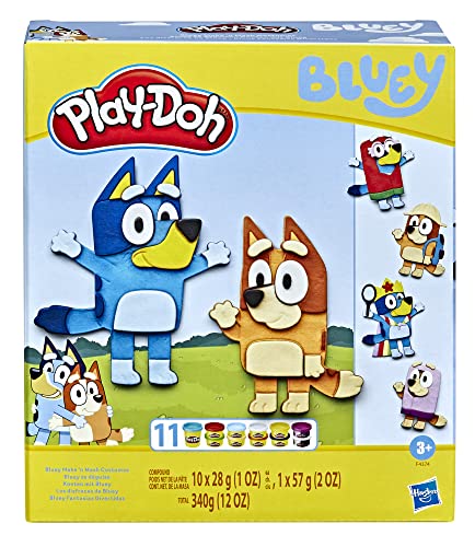Play-Doh - Los Disfraces de Bluey - Set de Juego con 11 Botes