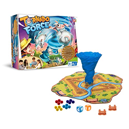PLAY FUN BY IMC TOYS Tornado Force | Juego de Mesa estratégico para niños y niñas +6 Años - De 2 a 4 Jugadores
