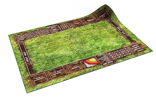 PLAYMATS- Blood Bowl Battlemat, playmat, Rubber Mat, Color Hierba heroica, 39" x 34" / 101 cm x 86 cm (BB002)
