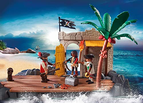 PLAYMOBIL 70979 My Figures Isla Pirata, Juego con más de 1000 Combinaciones posibles, Juguetes Piratas para niños a Partir de 5 años, 6 Figuras