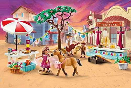 PLAYMOBIL DreamWorks Spirit Untamed 70694 Miradero Festival, A Partir de 4 años