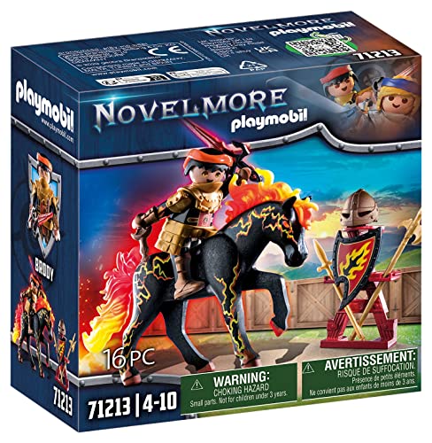 PLAYMOBIL Novelmore 71213 Burnham Raiders Caballero de Fuego, Juguete para niños a Partir de 4 años