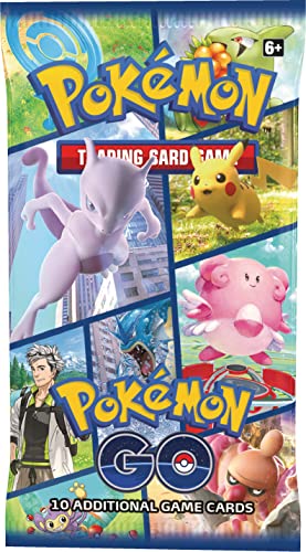Pokemon JCC Caja de Entrenador de Élite GO (10 Sobres de Mejora, una Carta holográfica de promoción de Mewtwo V y Accesorios prémium), 6+ años
