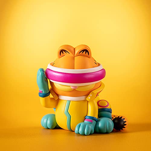 POP MART Garfield Future Fantasy Series-1PC Figura Aleatoria Figura de Acción Popular Figura Coleccionable y Adorable Juguete Artístico Regalo Creativo