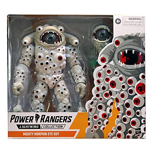 Power Rangers Lightning Collection Mighty Morphin Eye Guy - Figura de acción Coleccionable Premium de 15 cm con Accesorios, Multicolor F5430