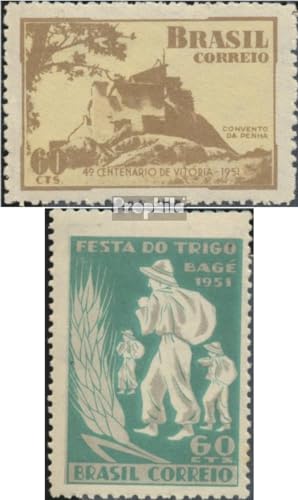 Prophila Collection Brasil 772,775 (Completa.edición.) 1951 Ciudad Vitoria, Weizenfest (Sellos para los coleccionistas) Vino/Agricultura