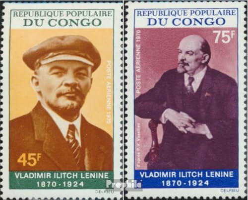 Prophila Collection Congo (Brazzaville) 246-247 (Completa.edición.) 1970 100 cumpleaños Lenin (Sellos para los coleccionistas)