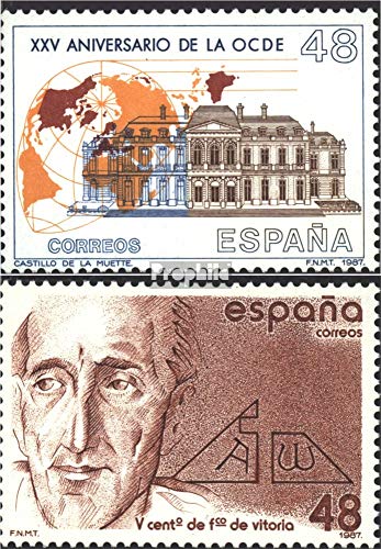 Prophila Collection España 2757,2763 (Completa.edición.) 1987 ocde, Vitoria (Sellos para los coleccionistas)