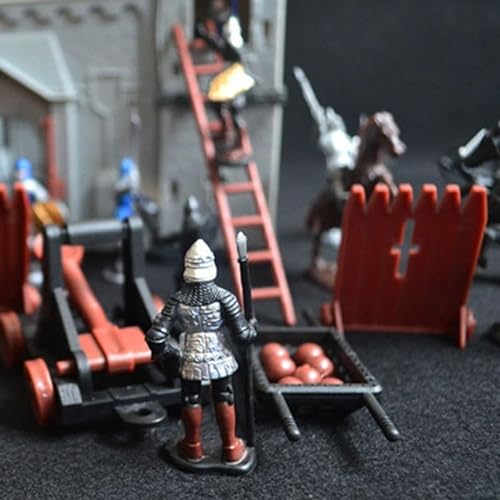 Puupaa Juego de guerras antiguas, kit de modelo de castillo medieval accesorios