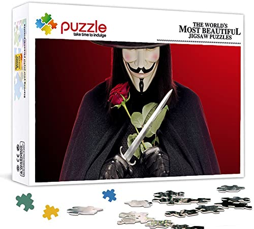Puzzle 2000 Piezas para Adultos, Puzzle Película V Vendetta, Rompecabezas de Niños Adolescente Premium Fun Family Challenge Rompecabezas de Cumpleaños 100X70cm